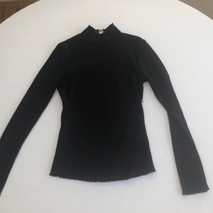 Black turtle neck